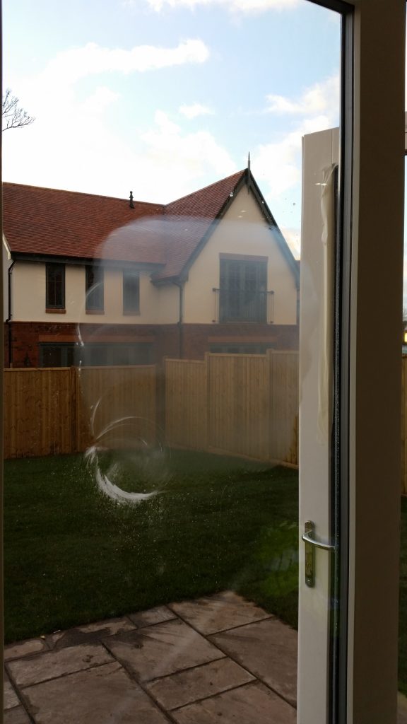 during pic glass